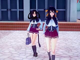 Akeno Got A Surprise For You Hs Dxd Ntr Madness 7 Full Movie