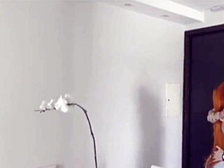 the wife almost gets caught giving her ass to her brother by her husband