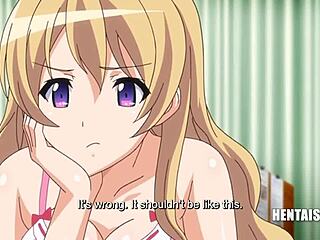 Еротични аниме момичета доминират самотния си мъжки стажант