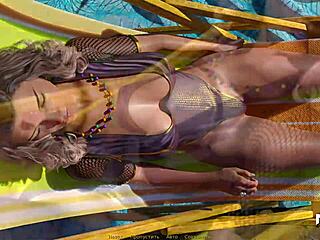 Wow, Uncensored Hentai Bikini Girls Tanning In The Past! So Sexy!