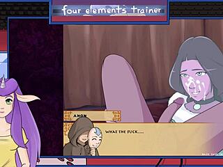 Avatar trainer bonus milfy blowjob
