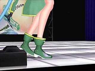 Sinon Sword Art Online Mmd