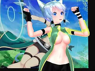 Sinon Sword Art Online Mmd