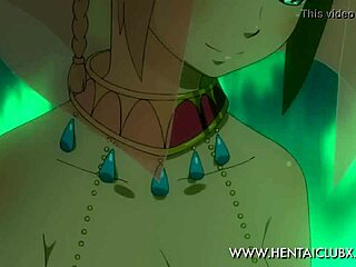 Anime fan service with Suisei no Gargantia DXD belly dancing girls in action.