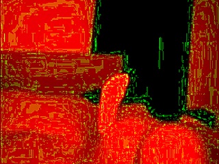 the red light turned on, suggesting a craving for hard anal fuck with teen's big tits