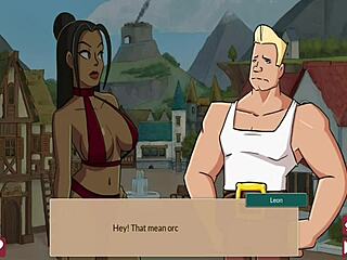 퀸즈 브로델 큰젖 오크한테 스누스누 당하기?