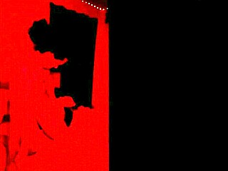 the red light turned on, suggesting a craving for hard anal fuck with teen's big tits