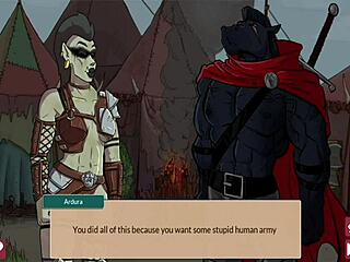 queen's brothel, get snu snu by busty orc?