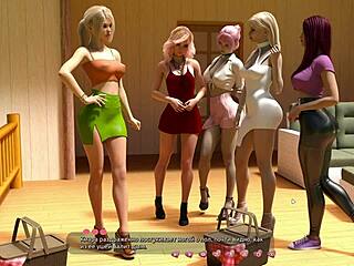 Dive into hentai gameplay with big tits and panties