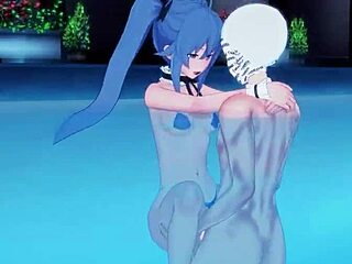 Roxy fuck me whit eris close on the pool mushoku tensei chapter 2 full 1hr movie on sheer fantasyking3