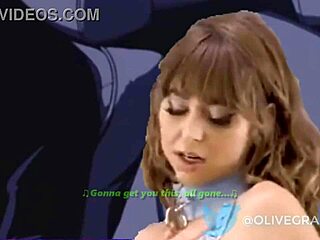 Riley Reid In Cartoon Animation Receiving Blowjob