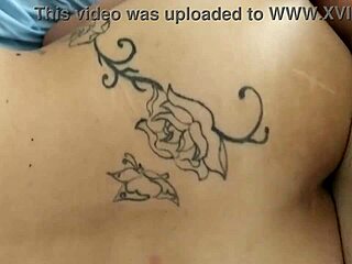 tattooed blonde milf gets fucked doggystyle in homemade compilation