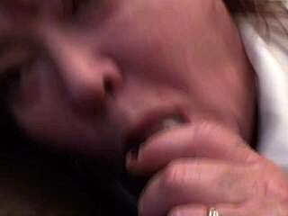 Loopy Lou Performs Amateur Blowjob On Big Cock