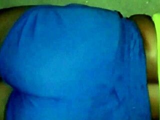 skinny girl falls on construction worker's dick