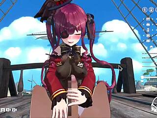 What if a horny sailor captain with big tits sails into your wildest fuck dreams in 3D anime?