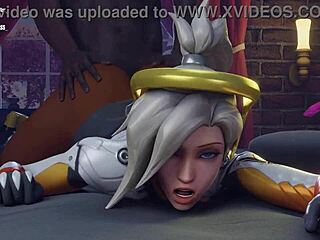 i love this rule34 compilation with brigitte and widowmaker getting rough 3some