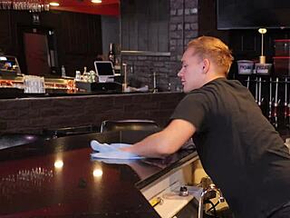 Bartender Discovers Milf Pussy Best Cum Rag