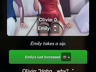 Confined with Twins and Goth in Horny Hentai Game