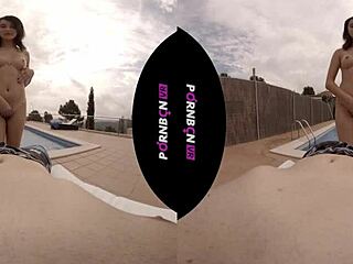 Young Latina Nympho Wants Intense Outdoor Fuck in VR Pool