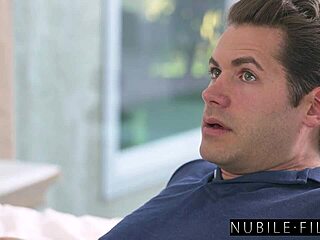 hot brunette eliza ibarra gives bf threesome for bday