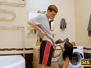 Sisporn busty girl scolds stepbro before tempting him into taboo sex