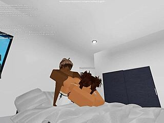 Amateur brunette cheats and sucks big cock in roblox porn