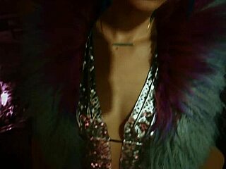 Evelyn Parker Engages in Hammer Club Sex Scene in Cyberpunk 2077.