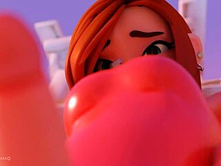 Wendy Takes Cumshot by Pool in Parody Cartoon