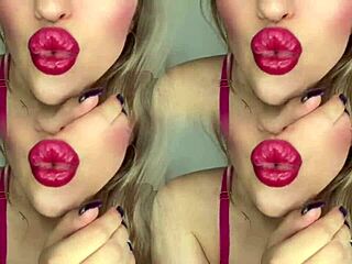 Sissy Slut Undergoes Bimbofication Training With Huge Dildo Sucking