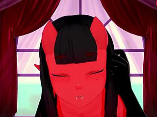 Meru succubus bangs hard in 3D fantasy