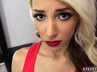 College Teen Squirt Suspended Step Sis