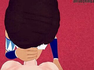 Wow, check out Avatar Korra giving the perfect blowjob in 3D cartoon! 😍