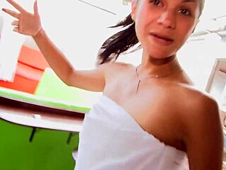 Sexy tattooed latina teen teases her husband