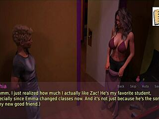 Cartoon Wife And Mother-In-Law In Game Scene