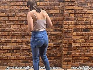 Tattooed Slut Pissing Indoors and Outdoors in Wild Compilation!