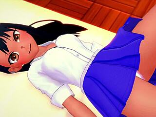 nagatoro boldly strips in infirmary and fucks intensely in hentai