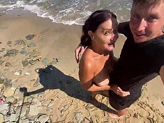 pov adventure with friend’s mom, hitting the beach and hotel for steamy fun