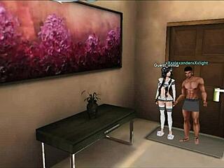 imvu sex with alexander light xxx at his house, blending anime hentai and posing