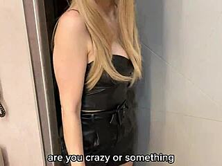 Russian Amateur Stepsister Called Whore On New Year's Eve And Fucked