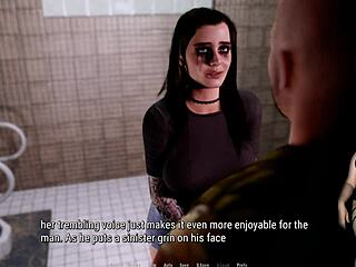 Rough blowjob in public toilet leads to cum in mouth and doggystyle.