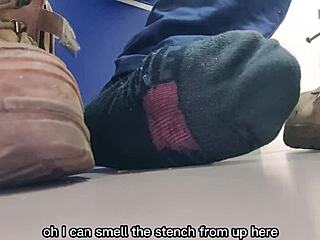 Hot dilf stepuncle eats rubber after bad day.