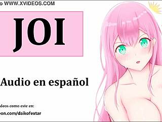 Join the hentai orgy with the cosplay teacher giving JOI.