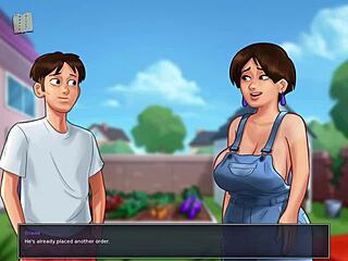 erotic brunette gets wild in this summertime saga anime hentai cartoon episode 168