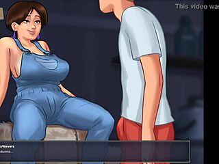 erotic brunette gets wild in this summertime saga anime hentai cartoon episode 168