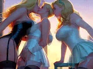 cute anime characters explore cherry poptart and other flavors