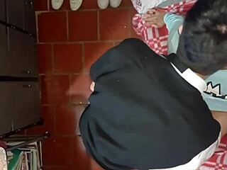 camera records stepson having sex with stepmother on ceiling cam while fucking