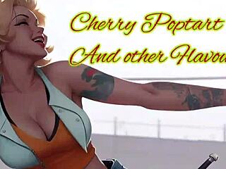 cute anime characters explore cherry poptart and other flavors