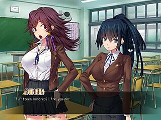 In Commander Babes ep3, the babe gets titty fucked in the bathroom