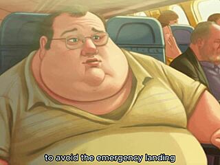 ゲイ継父が飛行機内でヤリまくり！マイルハイのエロ快楽