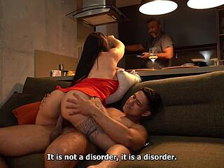 Sexiest Stepmother Angel Cruz Bangs Stepson Behind Husband's Back